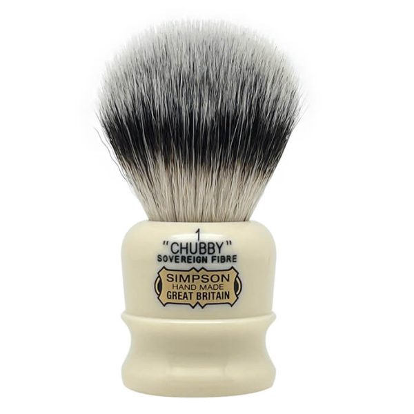 pennello-barba-chubby1-simpsons.jpg Brocha de Afeitar Simpsons Chubby 1 Fibra Sintética Grado Soberano