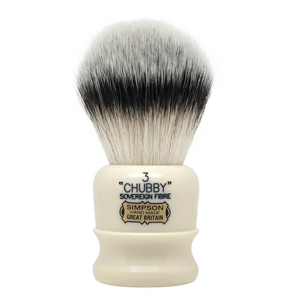 pennello-barba-chubby3-simpsons.jpg Brocha de Afeitar Simpsons Chubby 3 Fibra Sintética Grado Soberano