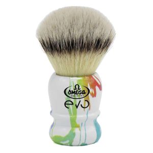 pennello-barba-evo-art-brush-skizzo-pollock-omega.jpg Brocha de afeitar Omega EVO 2.0 sintética Pollock