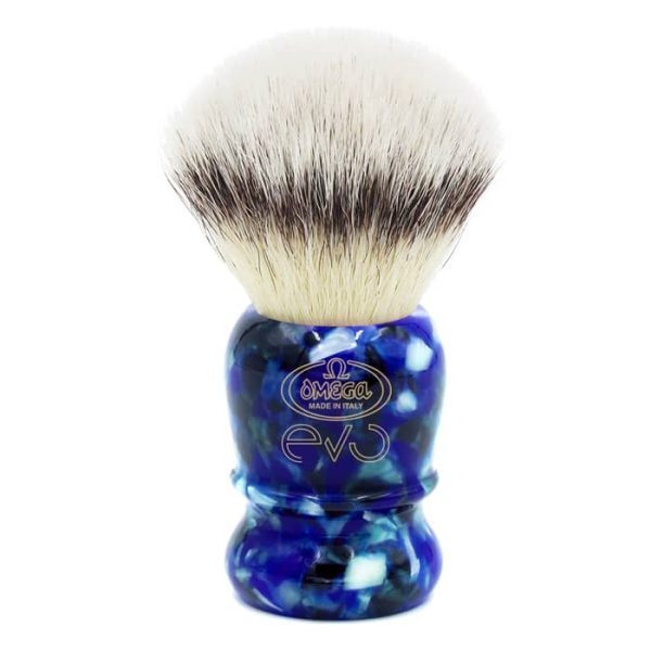Brocha de afeitar omega evo 2.0 sintética Azul- E1892