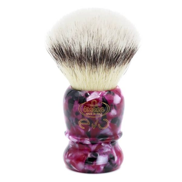 Brocha de afeitar Omega evo 2.0 sintética violeta veterano – E1891