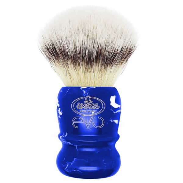 pennello-barba-evo-v2-sapphire-blue-omega.jpg Brocha de afeitar Omega EVO 2.0 sintética Azul Zafiro
