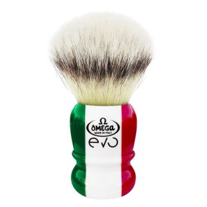 Brocha de afeitar Omega evo 2.0 especial Tricolore