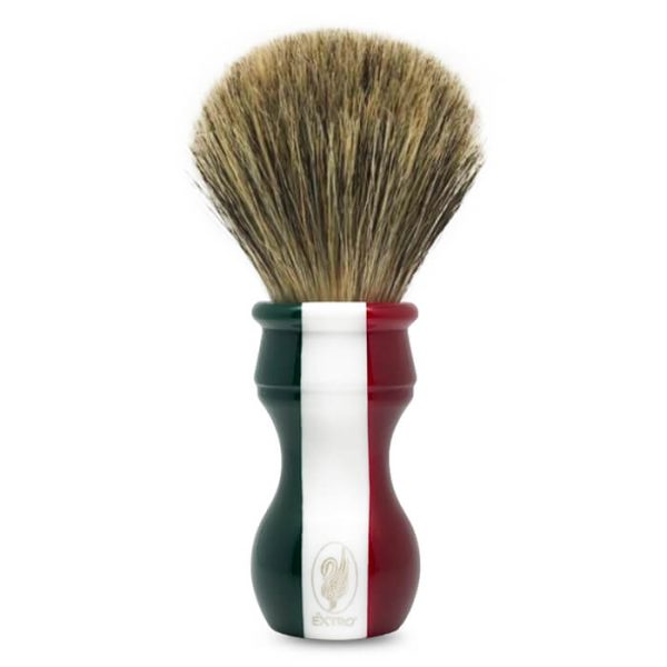 pennello-barba-misto-extro-cosmesi.jpg Brocha de afeitar extra cerda mixta y tejo bandera italiana