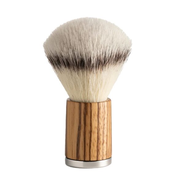 Brocha de afeitar Mondial Mythos Sintética Ecosilvertip Zebrano
