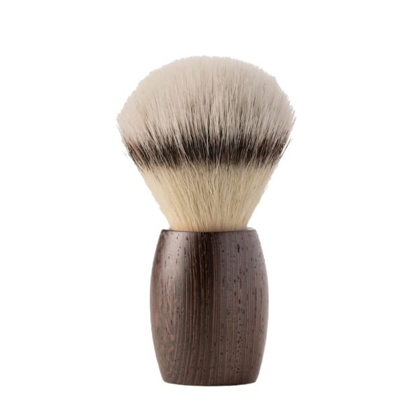 Brocha de afeitar Mondial EcoSilverpunta Sintética Thor Madera Wenge