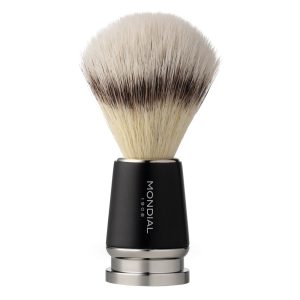 pennello-da-barba-run-bk-eco-mondial-1908.jpg Brocha de afeitar Mondial EcoSilvertip Sintética Satinada Negra
