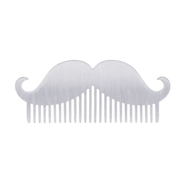 Peine para barba de metal Perfect Beauty Hardy Folk