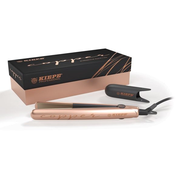 piastra-copper-kiepe.jpg Plancha de pelo kiepe profesional linea cobre