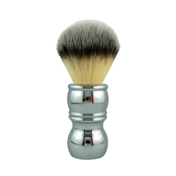 plissoft_chrome.jpg Brocha de afeitar Razorock sintetica plissoft cromada 24mm