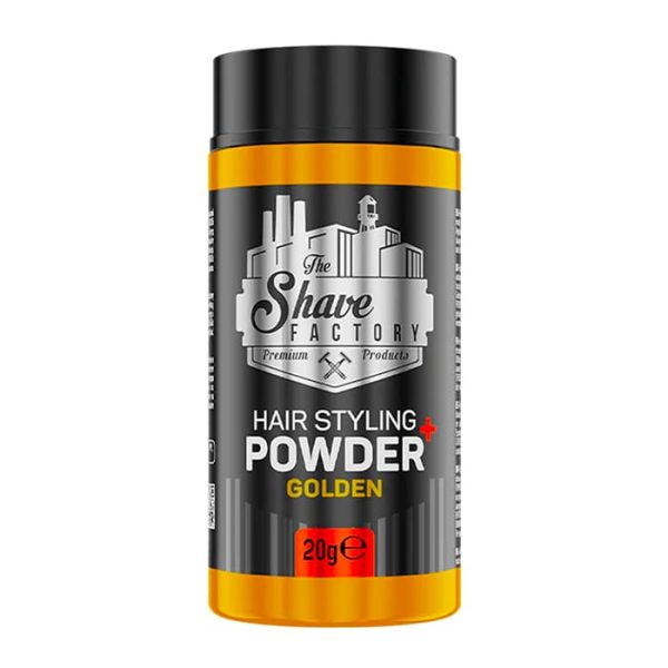 polvere-capelli-golden-the-shave-factory.jpg The Shave Factory polvos para dar volumen al cabello con efecto mate Dorado 20g