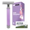 rasoio-donna-per-depilazione-silkrebels.jpg Maquinilla de afeitar de mujer SilkRebels para depilación con 5 hojas Astra incluidas