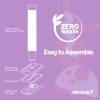 rasoio-donna-per-depilazione-silkrebels_2.jpg Maquinilla de afeitar de mujer SilkRebels para depilación con 5 hojas Astra incluidas