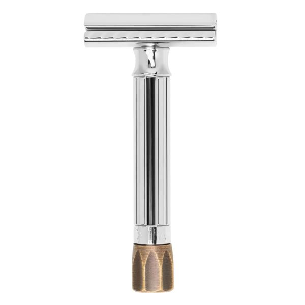 rasoio-sicurezza-500-progress-chrome-brass-merkur.jpg Maquinilla de afeitar Merkur regulable cromada Progress 500
