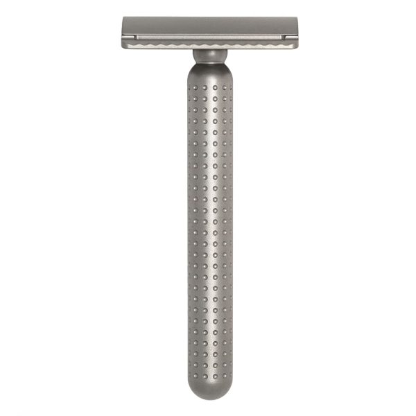 rasoio-sicurezza-masamune-titanium-closed-comb-matte-tatara.jpg Maquinilla de afeitar Tatara peine cerrado titanio Masamune Mate