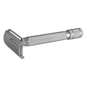 rasoio-sicurezza-next-level-85-safety-razor-side-razorock.jpg Maquinilla de afeitar RazoRock Next Level 85 con palo de barbero hueco Mango largo