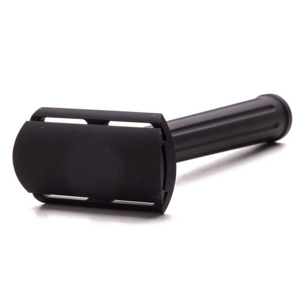rasoio-sicurezza-page-three-piece-aluminum-black-rex-supply.jpg Maquinilla de afeitar Rex aluminio acabado satinado negro Página