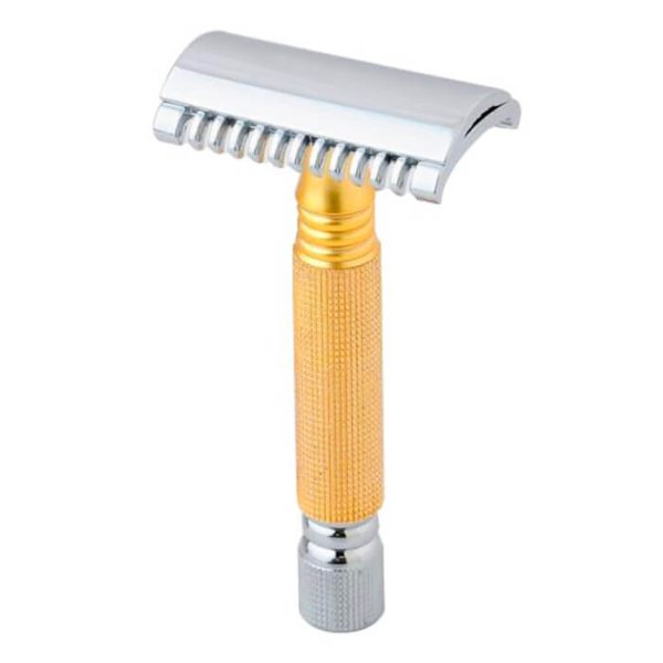 Maquinilla de afeitar Pearl Safety SSH-02 Peine abierto dorado