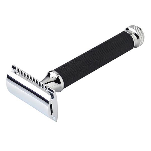 Maquinilla de afeitar Pearl t-121 negra con giro para abrir - Pearl