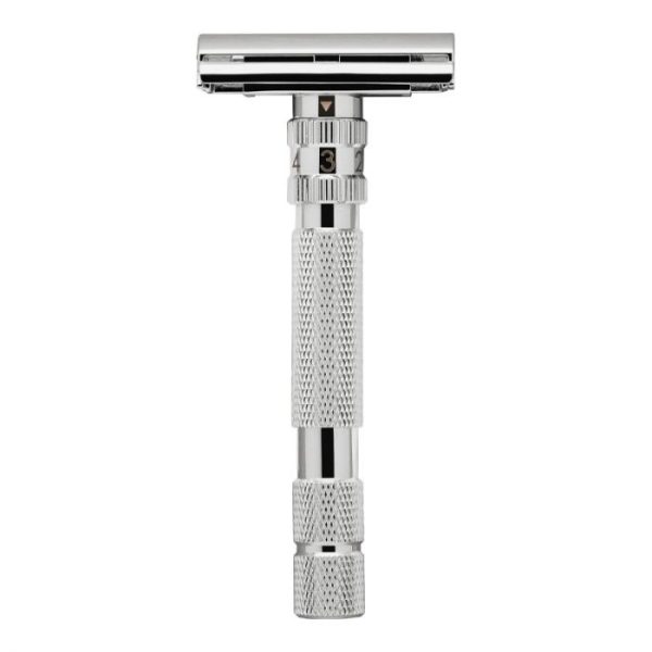 Maquinilla de afeitar Rockwell t2 regulable tto blanco cromado