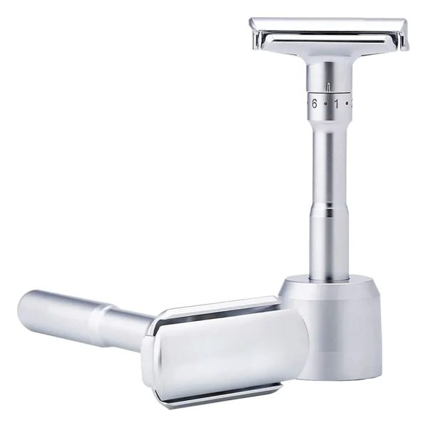Maquinilla de afeitar The Shave Factory ajustable mate con soporte