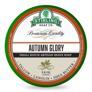 Stirling Soap Company crema de afeitar gloria de otoño 170ml