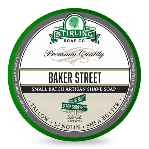 sapone-barba-baker-street-stirling-soap-company.jpg Stirling Soap Company crema de afeitar baker street 170ml