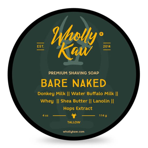 Jabón de afeitar Wholly Kaw Bare Naked 114gr