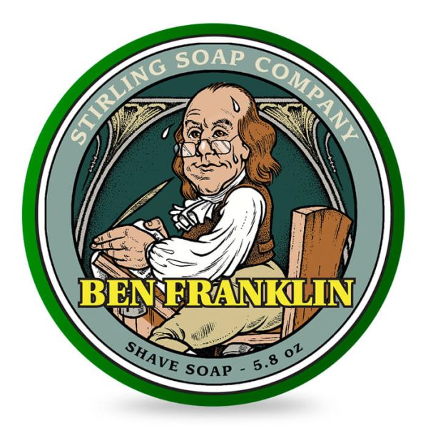 Stirling Soap Company crema de afeitar ben franklin 170ml
