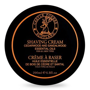 Castle Forbes crema de afeitar cedro sándalo 200ml