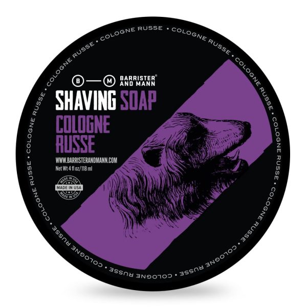 Barrister and Mann jabón de afeitar Colonia Rusa 118ml