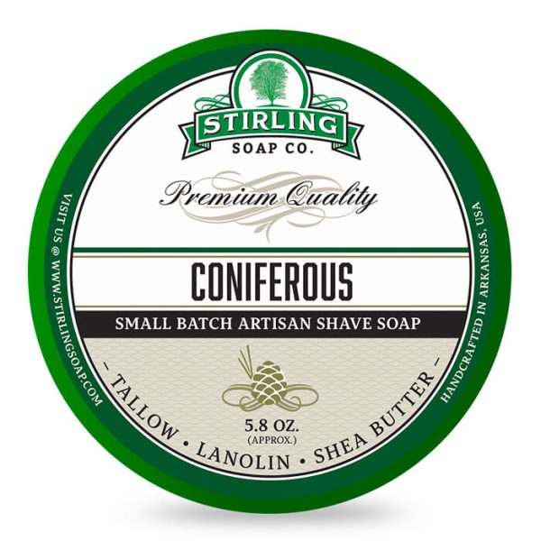 Stirling Soap Company crema de afeitar coníferas 170ml