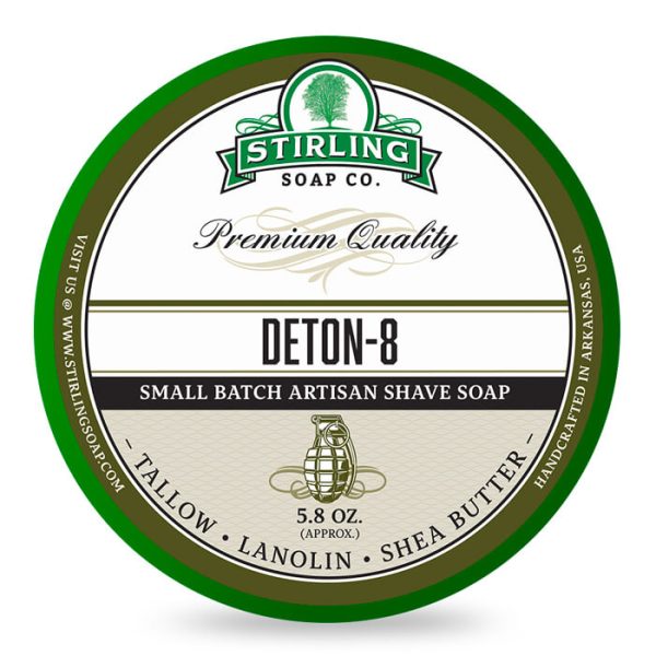 Stirling Soap Company crema de afeitar deton-8 170ml