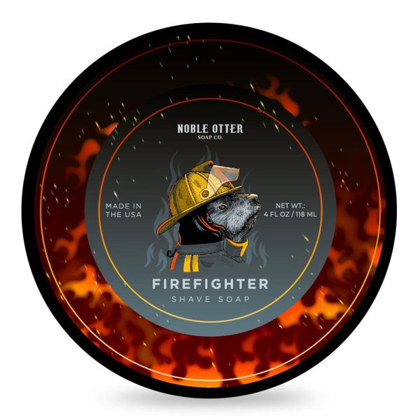 Noble Otter jabón de afeitar Bombero 118ml