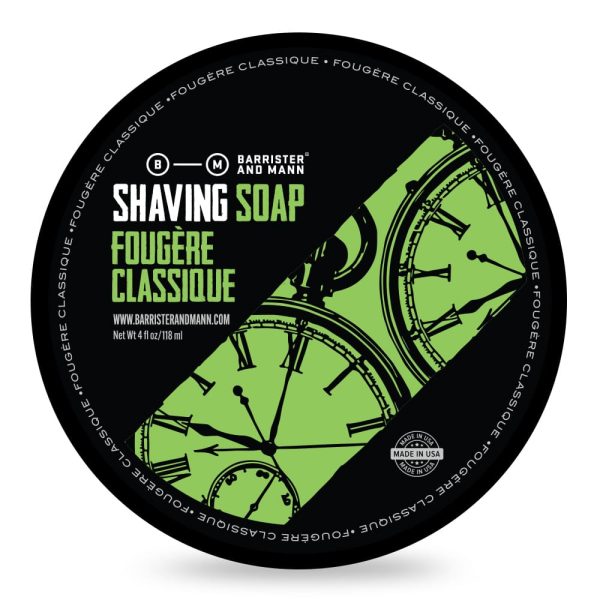 sapone-barba-fougere-classique-barrister.jpg Barrister and Mann jabón de afeitar Fougere Classique 118ml