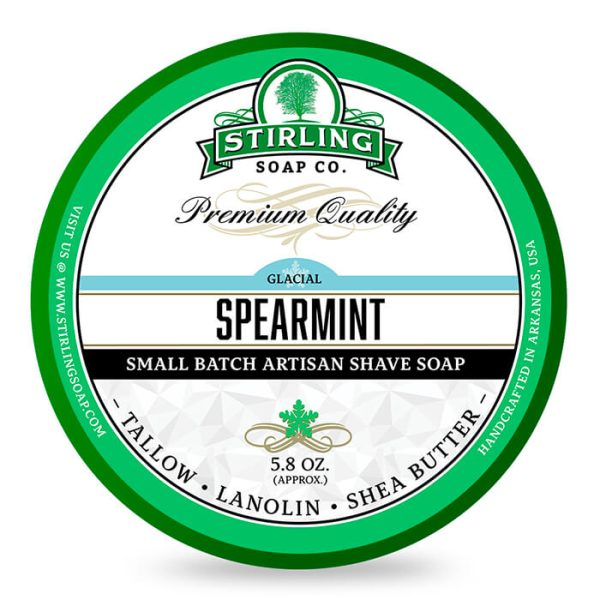 Crema de Afeitar Stirling Glacial Menta Verde 170ml