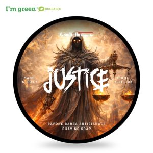 sapone-barba-justice-iamgreen-thegoodfellasmile.jpg Jabón de afeitar La Sonrisa de Goodfellas Justice AJ1 100ml