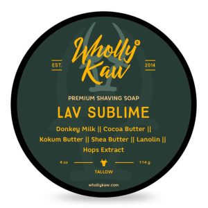 Jabón de afeitar Wholly Kaw Lav Sublime 114gr