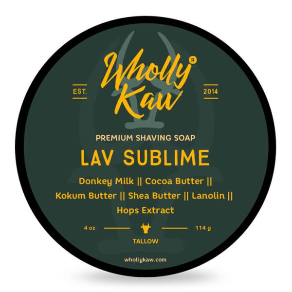 Jabón de afeitar Wholly Kaw Lav Sublime 114gr