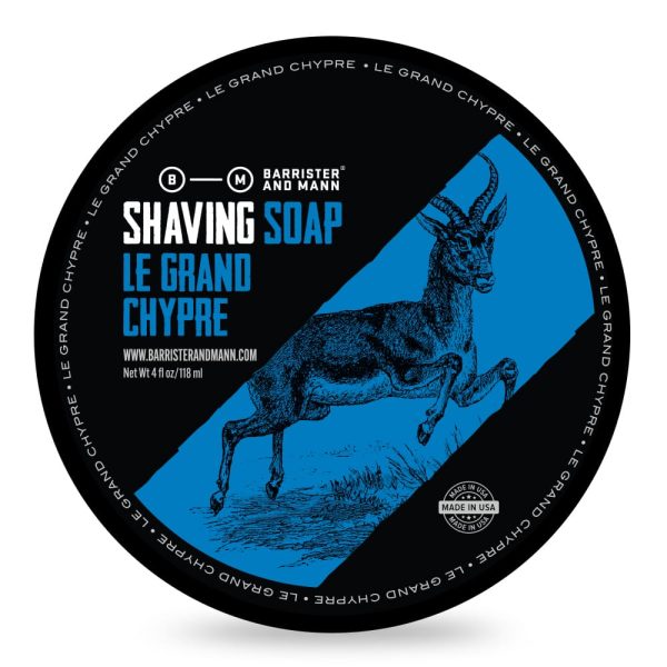 Jabón de afeitar Barrister and Mann Le Grand Chypre 118ml