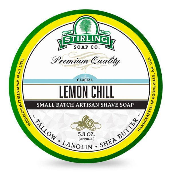sapone-barba-lemon-chill-stirling-soap-company.jpg Stirling Soap Company crema de afeitar glacial limón frío 170ml
