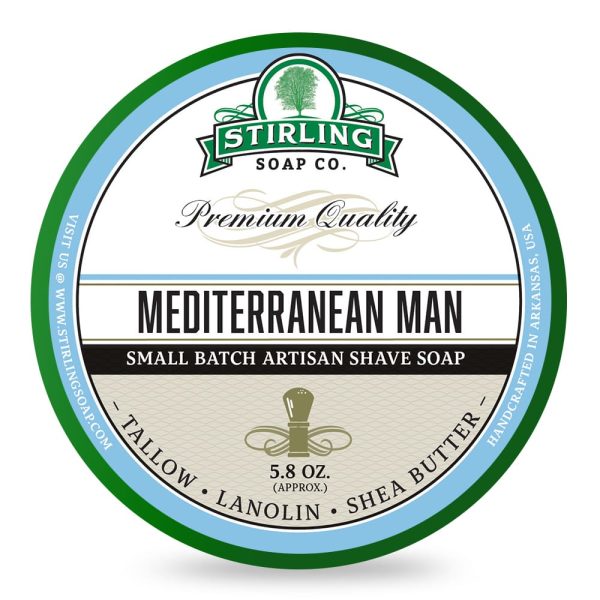 Jabón de afeitar Stirling Hombre Mediterráneo 170ml
