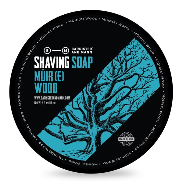Barrister and Mann jabón de afeitar Muire Wood 118ml