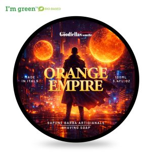 sapone-barba-orange-empire-iamgreen-thegoodfellasmile.jpg Crema de afeitar sonrisa de Goodfellas fórmula imperio naranja aj-1 100ml