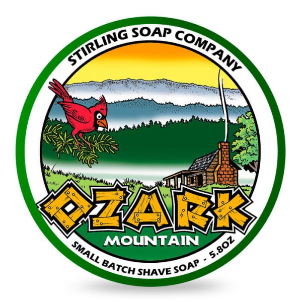 Stirling Soap Company crema de afeitar montaña ozark 170ml