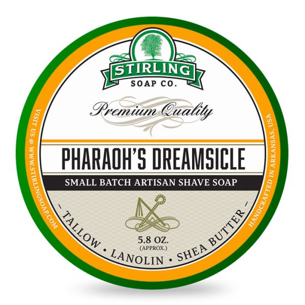sapone-barba-pharaohs-dreamsicle-stirling-soap-company.jpg Stirling Soap Company crema de afeitar faraón's dreamicle 170ml