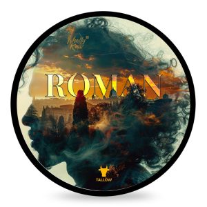 Jabón de afeitar Wholly Kaw crema fresca Roman 165gr