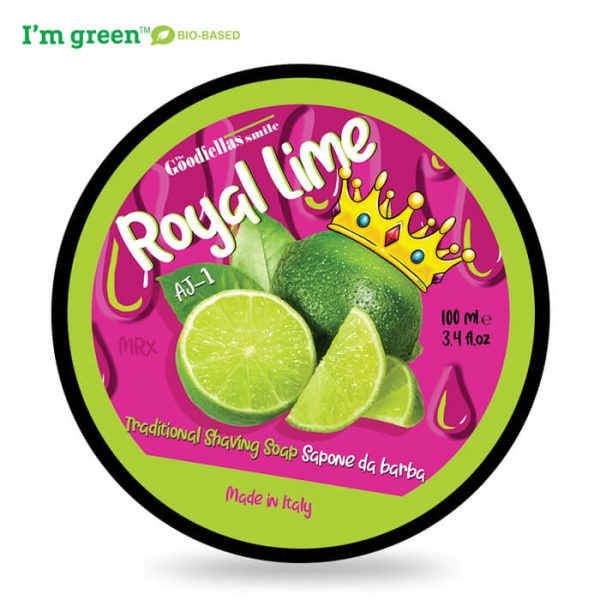 Crema de afeitar Sonrisa de Goodfellas fórmula Royal Lime AJ-1 100ml