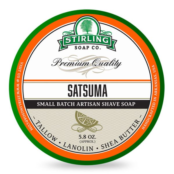 Crema de afeitar Stirling satsuma 170ml