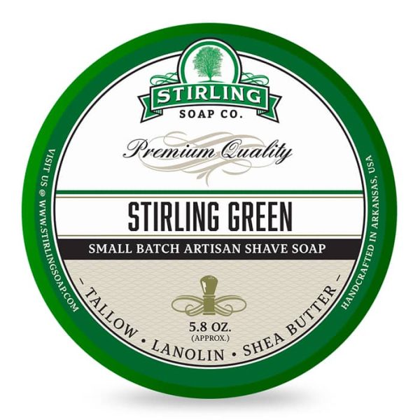 sapone-barba-stirling-green-stirling-soap-company.jpg Crema de afeitar Stirling Stirling Verde 170ml